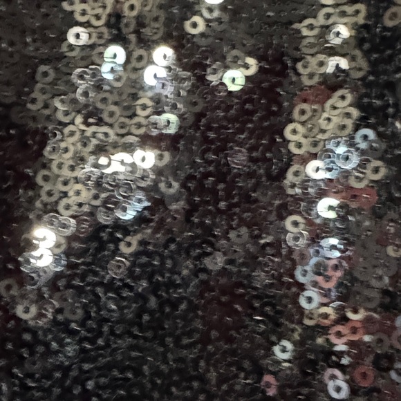 Amazon Black Sequin High Waist Shorts - Picture 3 of 3